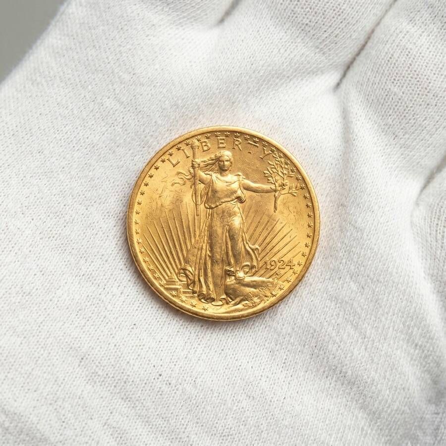 Rachat pièce or Saint-Gaudens 20 dollars Double Eagle 1924 Paris 12, Les Monnaies de Lyon